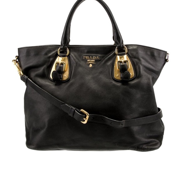 Prada Black Leather Women's Bag - Picture 1 of 6